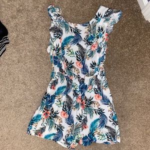 Tropic Print Romper